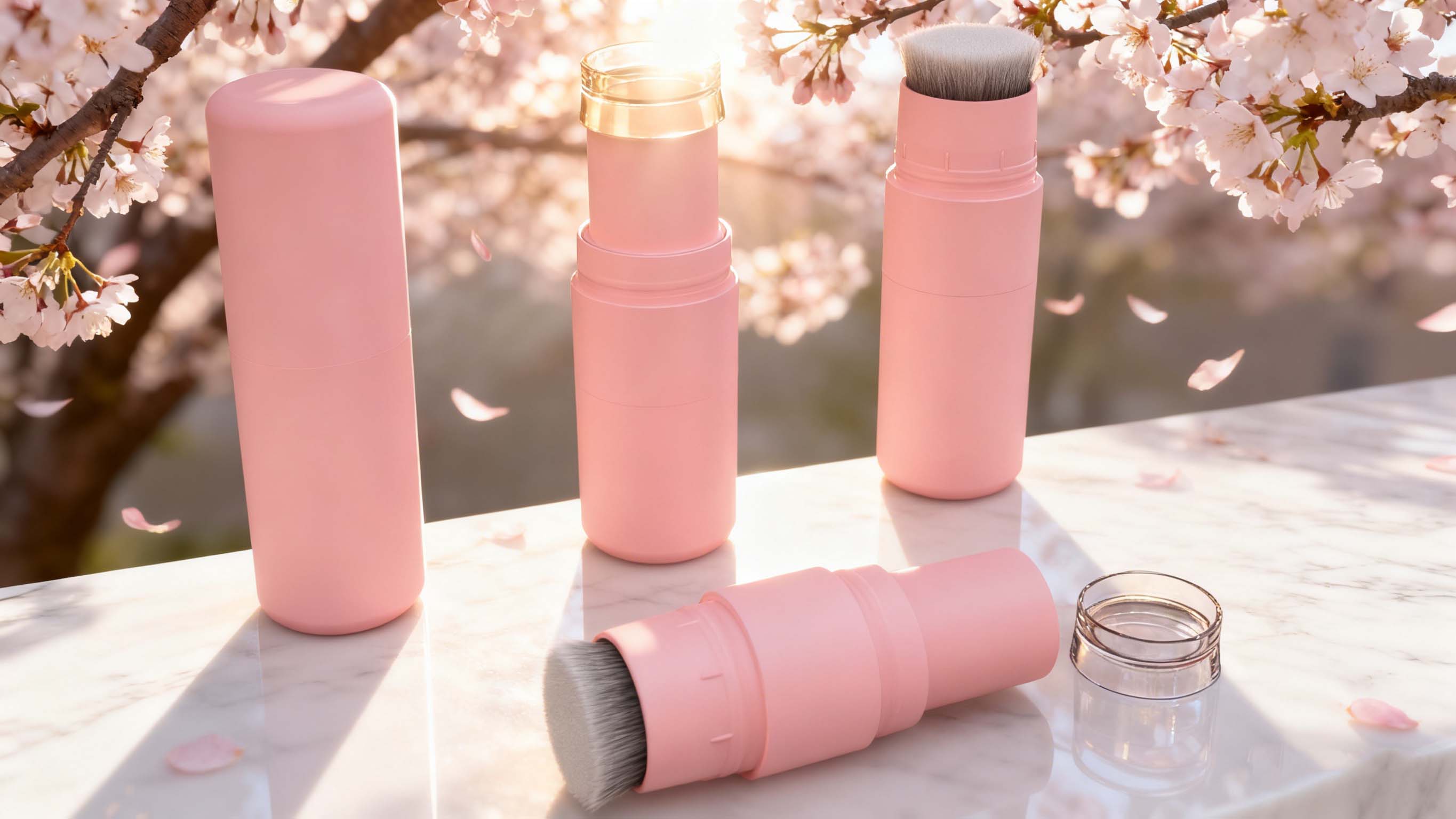 Wie kombiniere ich den Puderstift mit dem Bürstenkopf für maximale Effizienz?