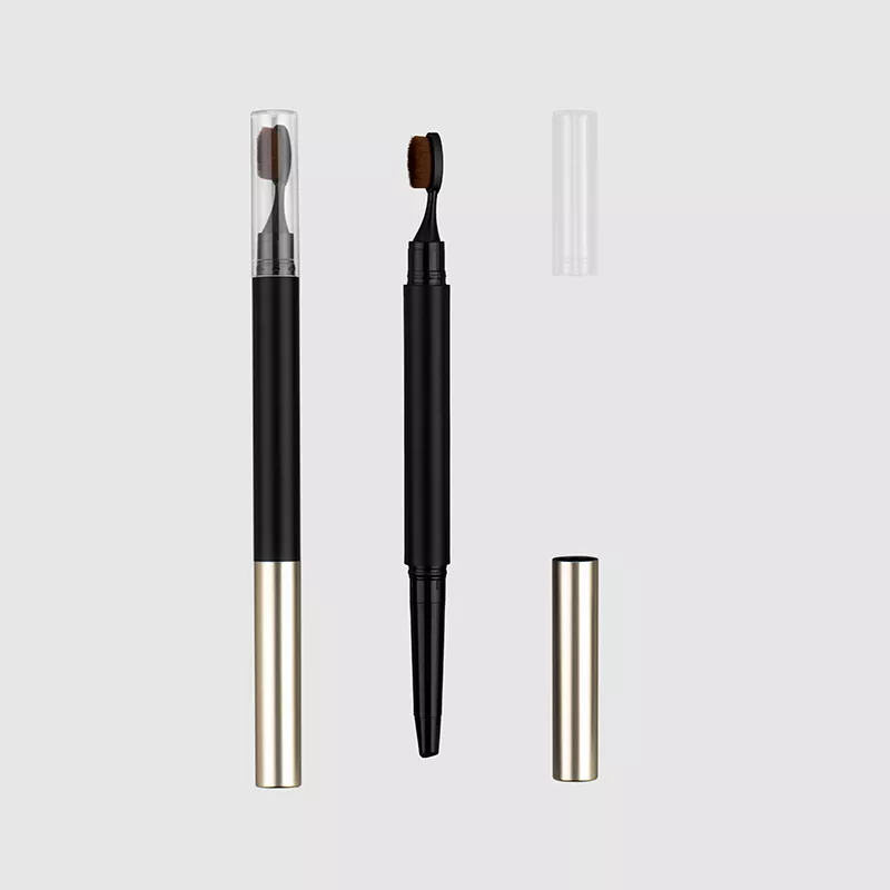 Dual-End-Brauenstift mit Stirnkammpinselverpackung